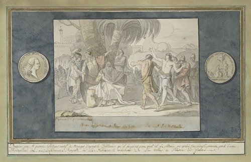 Sinon brought before king Priam (1780 – 1782)