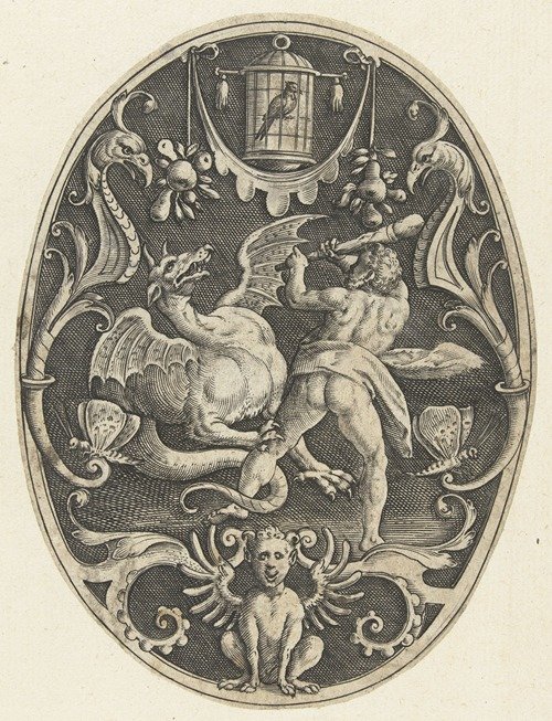 Hercules kills the dragon Ladon (1519-1591)