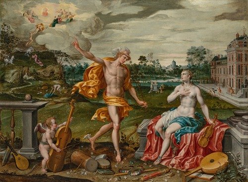An Allegory with Mercury and Erato (16th century)