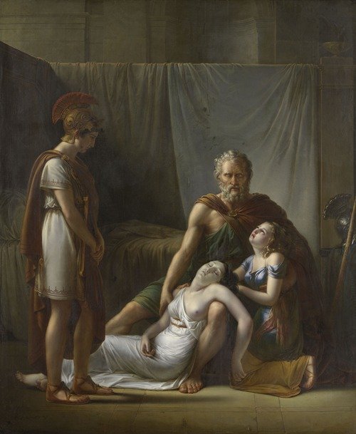 The Death of Belisarius’ Wife (1817)