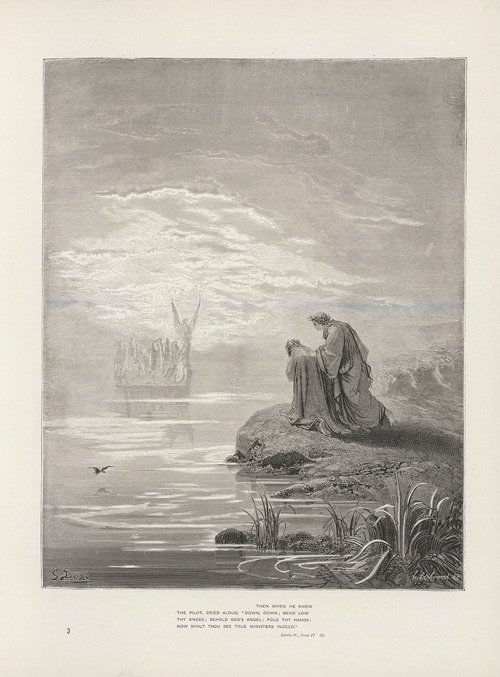 The vision of Purgatory and Paradise by Dante Alighieri Pl.04 (1900)