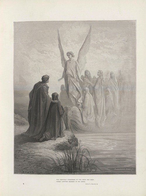 The vision of Purgatory and Paradise by Dante Alighieri Pl.05 (1900)
