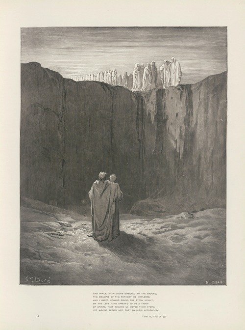 The vision of Purgatory and Paradise by Dante Alighieri Pl.06 (1900)