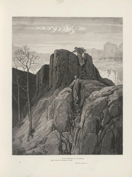 The vision of Purgatory and Paradise by Dante Alighieri Pl.07 (1900)