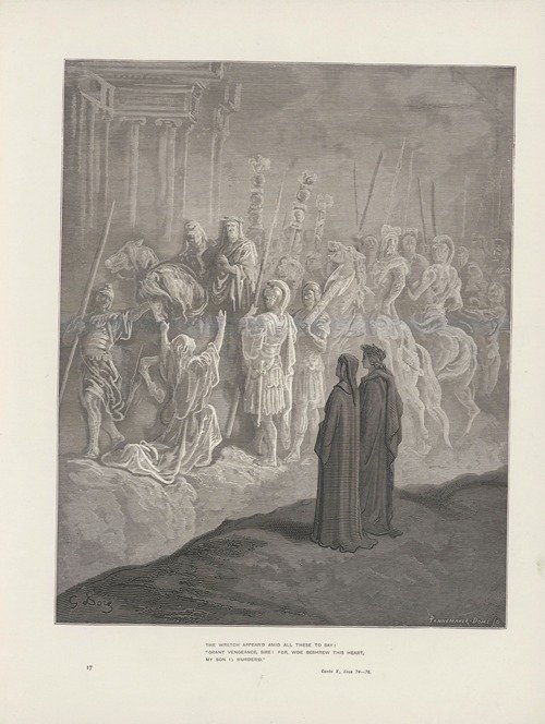 The vision of Purgatory and Paradise by Dante Alighieri Pl.17 (1900)