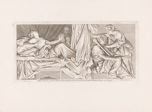 Alcmene gives birth to Hercules (1678)