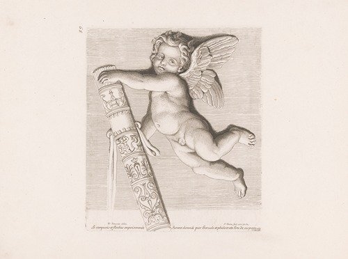 Cupid with Hercules’ quiver (1678) — Jean Pesne