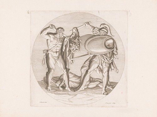 Hercules fights Diomedes (1678)