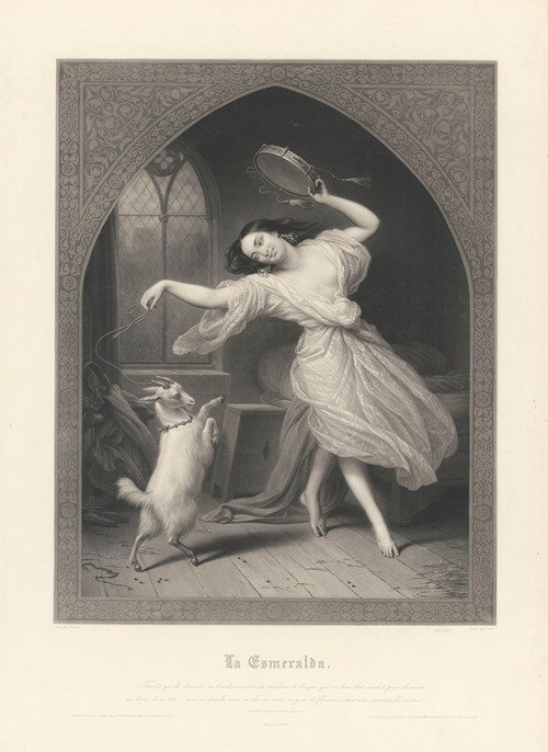 La Esmeralda (after Charles Auguste de Steuben) (1841)