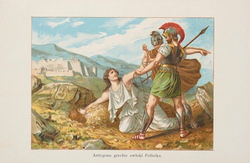 Antigone buries Polynices’ body (Antygona grzebie zwłoki Polinika) (1931)