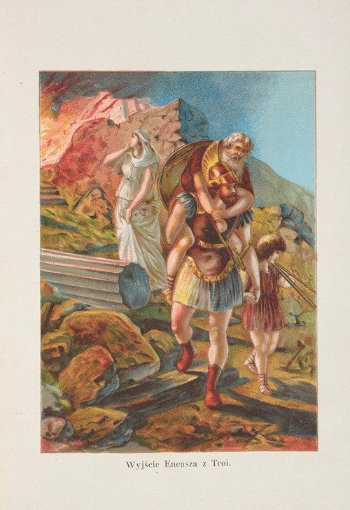 Aeneas’s departure from Troy (Wyjście Eneasza z Troi) (1931)