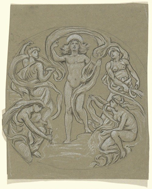 Apollo and Attendants (ca. 1893)
