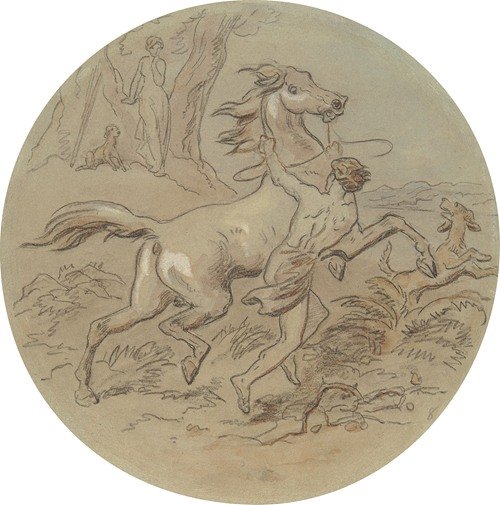 Venus and Adonis pl17 — Hablot Knight Browne