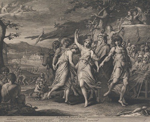 A Grecian Harvest Home (Designs for the Walls of the Great Room of the Society for the Encouragement of the Arts) (after 1783)