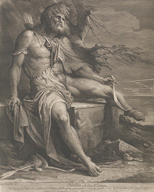 Philoctetes in the Island of Lemnos (1777)