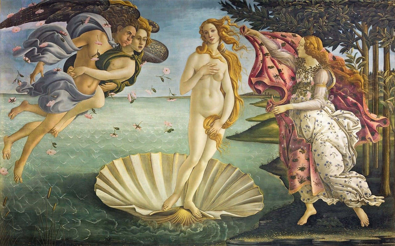 Birth Of Venus (1485) — Sandro Botticelli