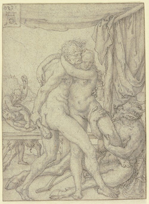 Herkules verhindert die Entführung der Hippodamia (1550)