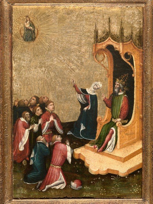 Augustus and the Tiburtine Sibyl (14th century)