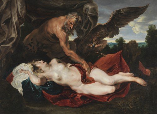 Jupiter and Antiope (circa 1620)
