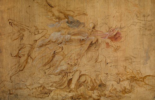 Minerva and Hercules Restraining Mars