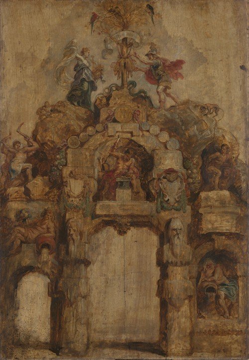 The Arch of the Mint (reverse) (1635)