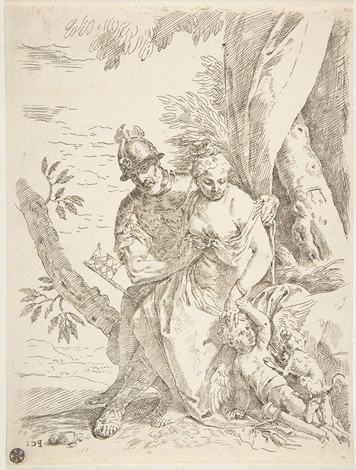 Mars, Venus and Cupid (ca. 1637–39)