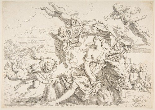 Rape of Europa (ca. 1636)