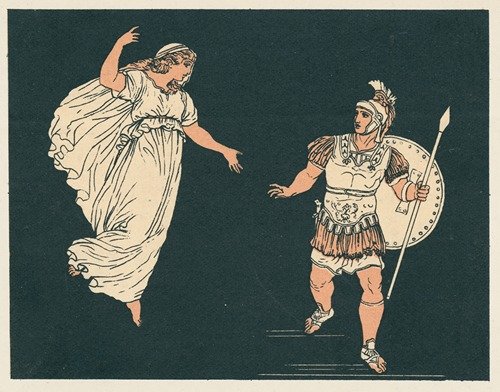 Aeneas and the shade of Creusa (1878)