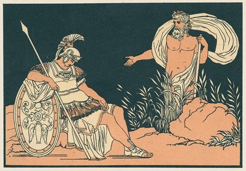 Aeneas and Tiber (1878)