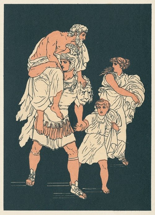 The flight from Troy (1878)