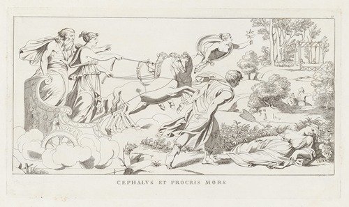 Cephalus et Procris Mors (1825)