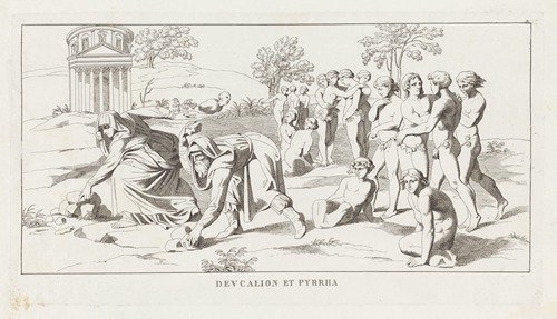 Deucalion et Pyrrha (1825)