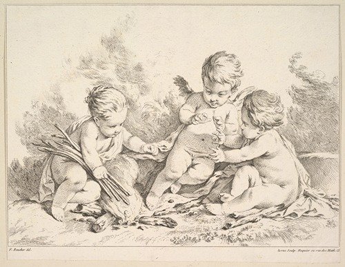 Fire (After F. Boucher)