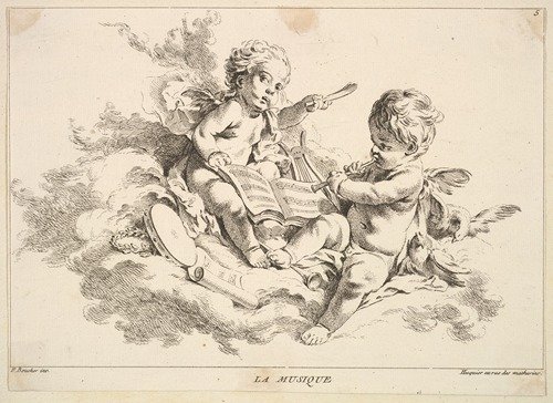 Music (After F. Boucher)