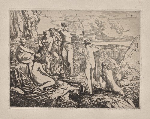 Diana and her Nymphs (1865)