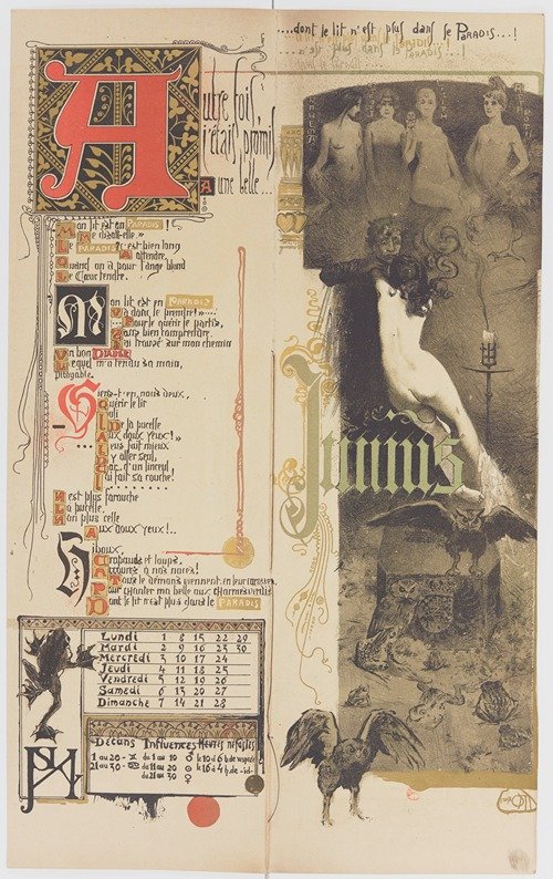 Calendrier Magique Pl.09 (1896)