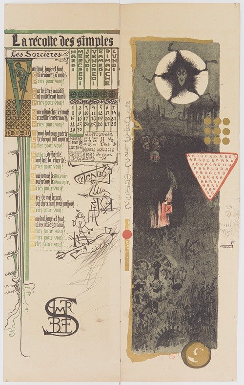 Calendrier Magique Pl.12 (1896)